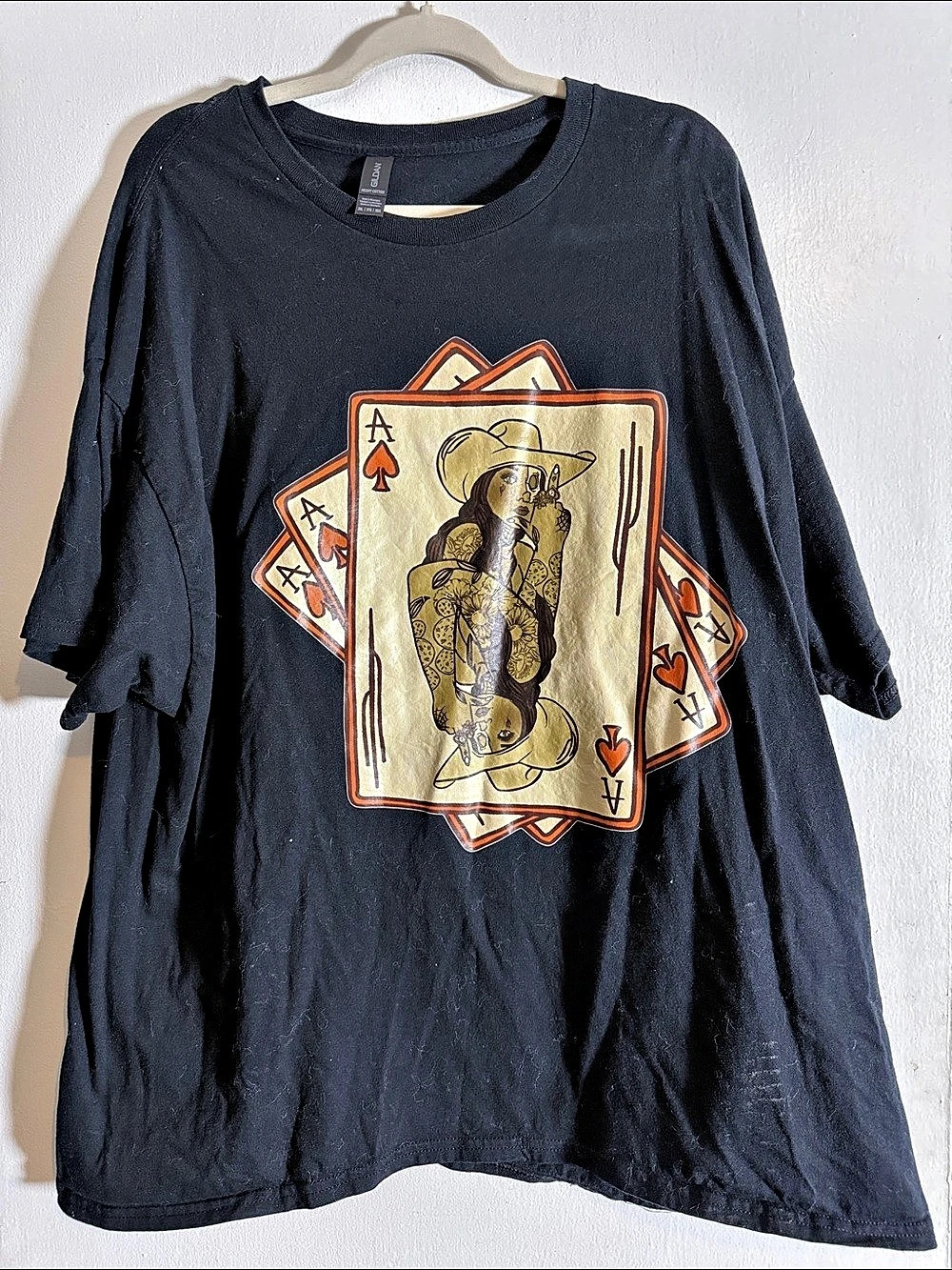 Gildan Graphic Playing Card Tee Size 3XL